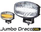 Reflektor dalekosiężny SKYLED Jumbo Draco DRL 80W FULL LED z białym/pomarańczowym światłem do jazdy dziennej, nr kat. JE320.70